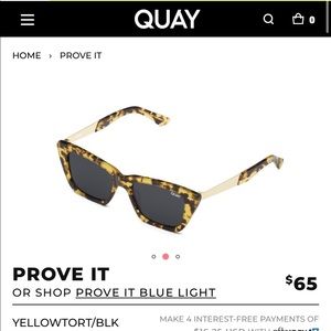 Quay Prove it sunnies